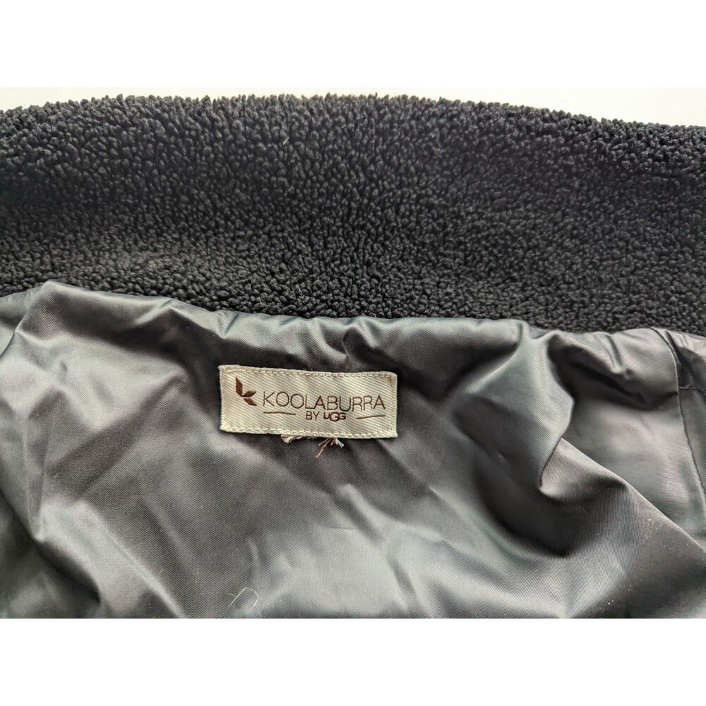 Koolaburra by UGG Jacket Women's M-L ? Reversible Sherpa Puffer Black - Picture 8 of 10